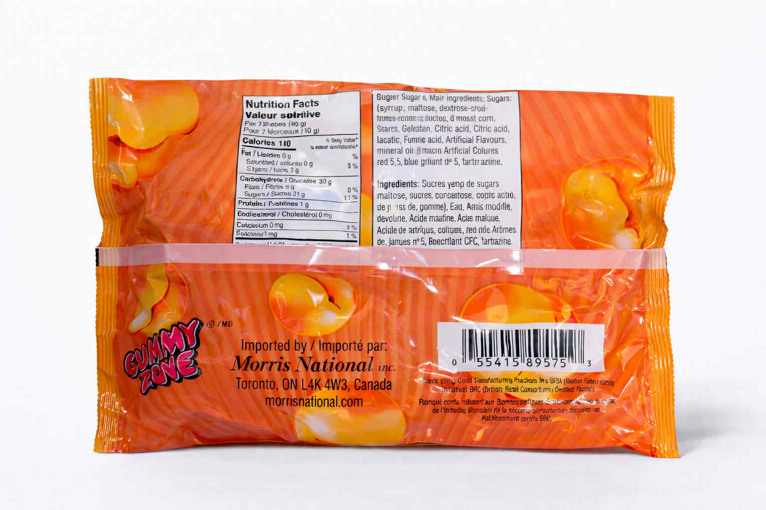 Bonbons gélifiés anneaux à la pêche Just Peachy