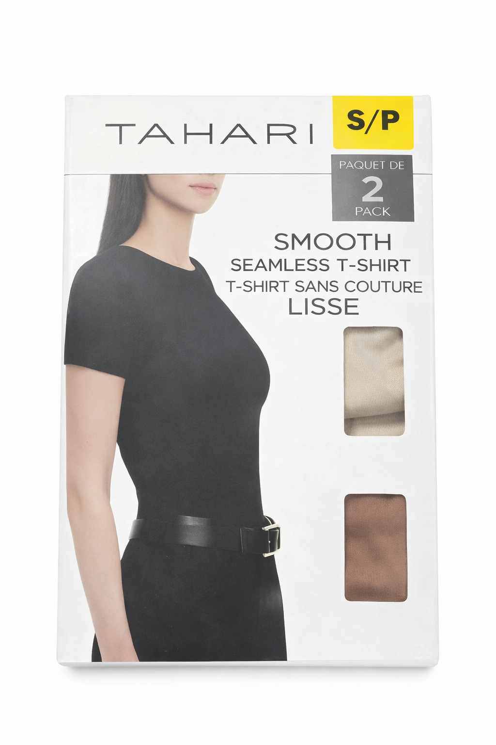 T-Shirt Femmw Tahari Sans Couture - Smooth Seamless - Paquet de 2 (S/P)