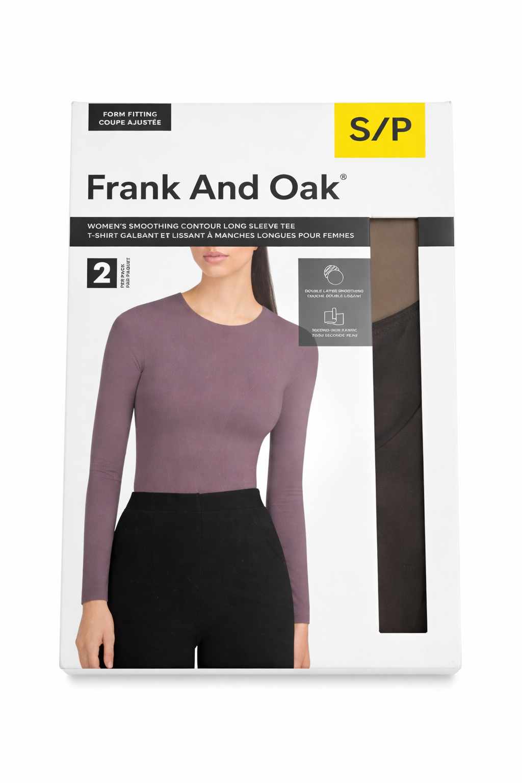 T-Shirt Femme Frank And Oak Maches Longues - Lissant & Galbant - Paquet de 2