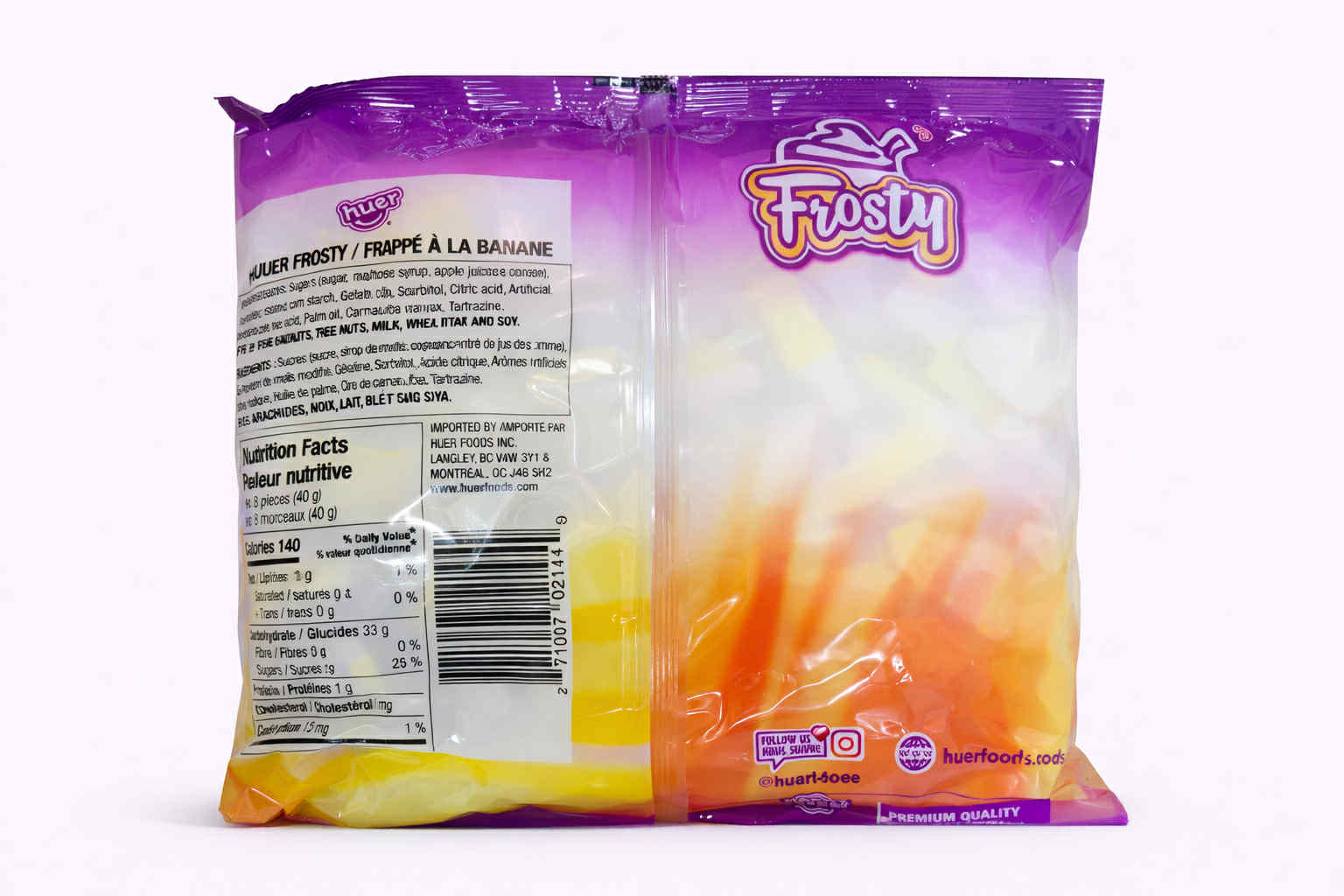 Bonbons gélifiés soda jaunes