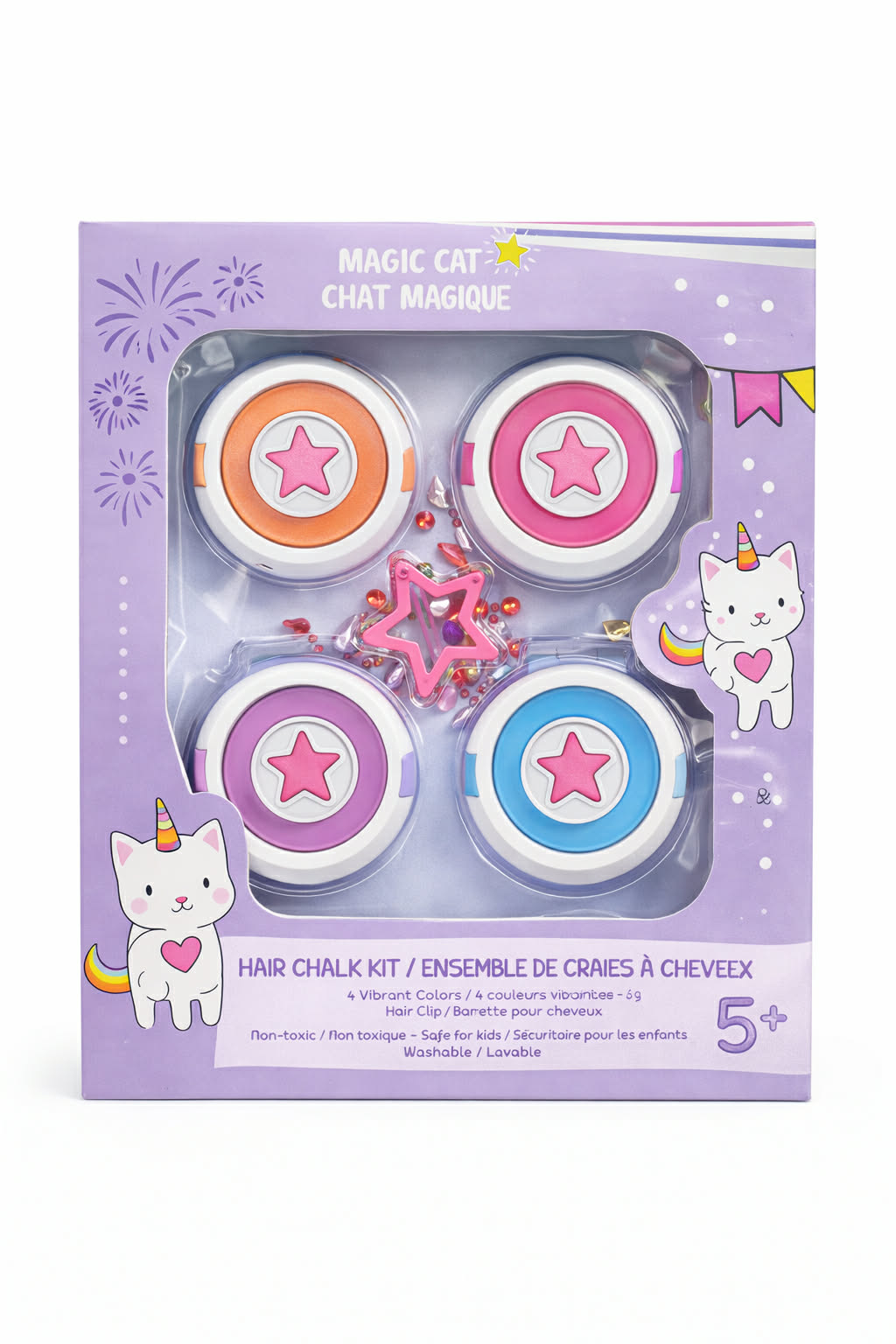 Ensembles de craies à cheveux