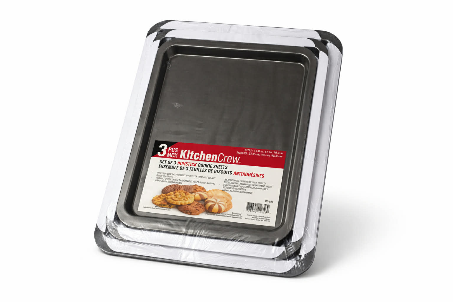 Ensembles 3 Plaques À Biscuits