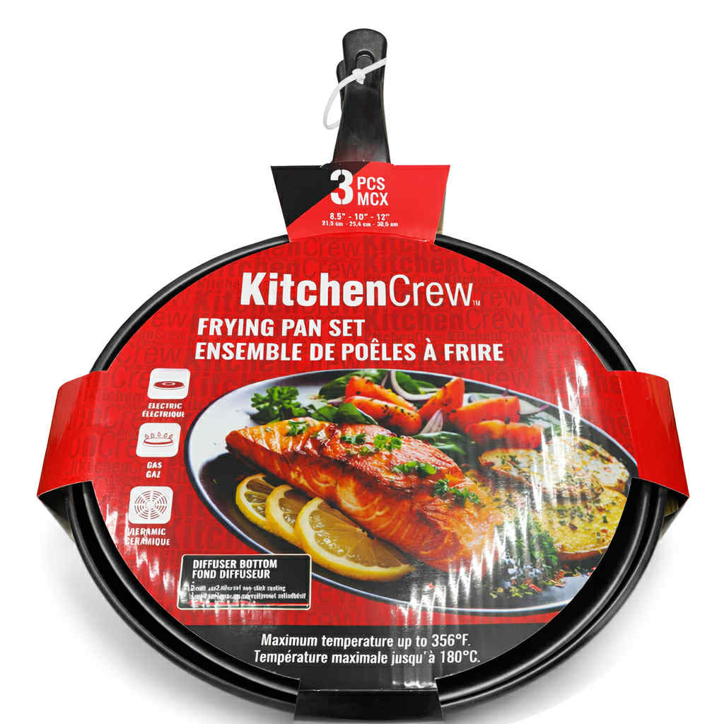 Ensemble de poêles KitchenCrew