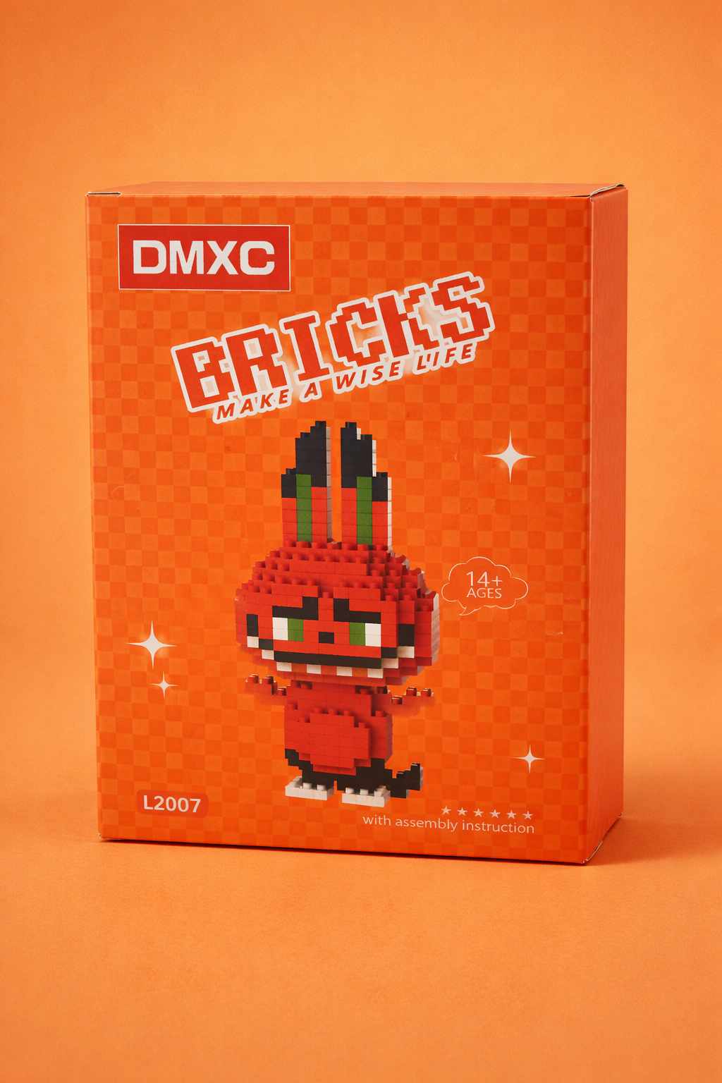 Mini Bricks Labubu Rouge