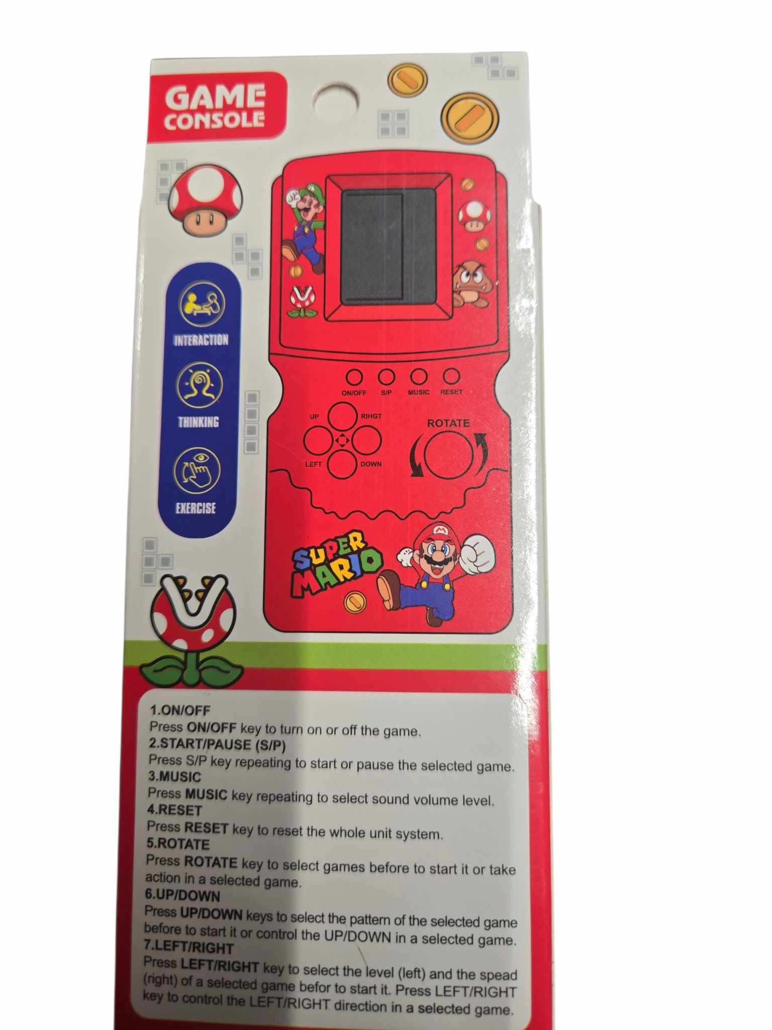 Minis Consoles de Jeux Super Mario