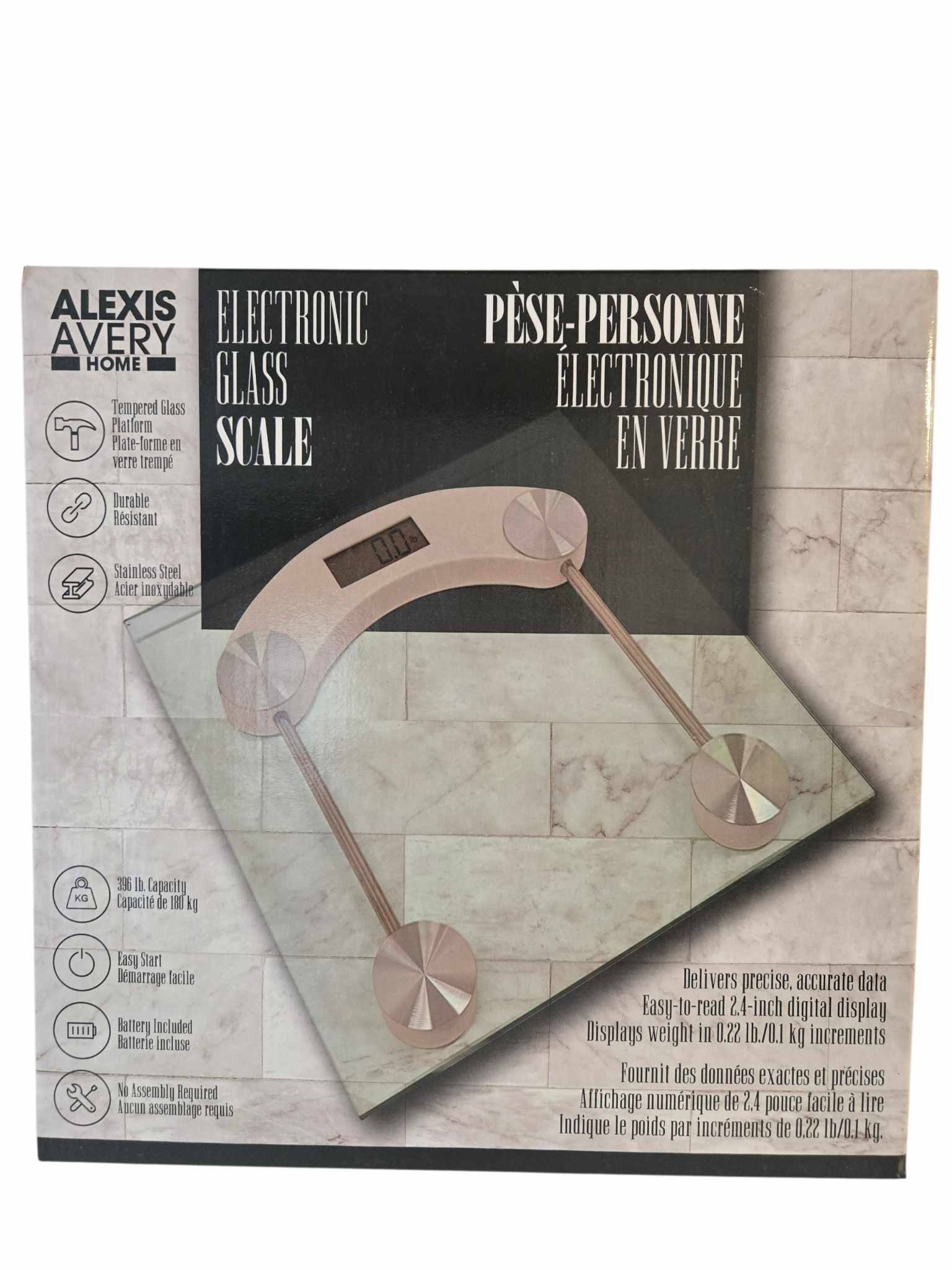 Pèse-personne Électronique En Verre