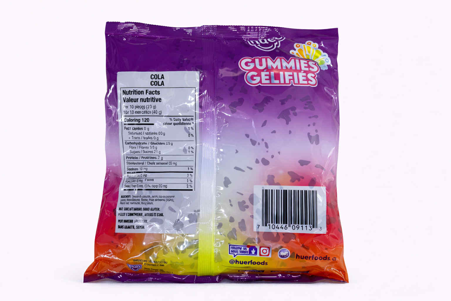 Bonbons gélifiés cola