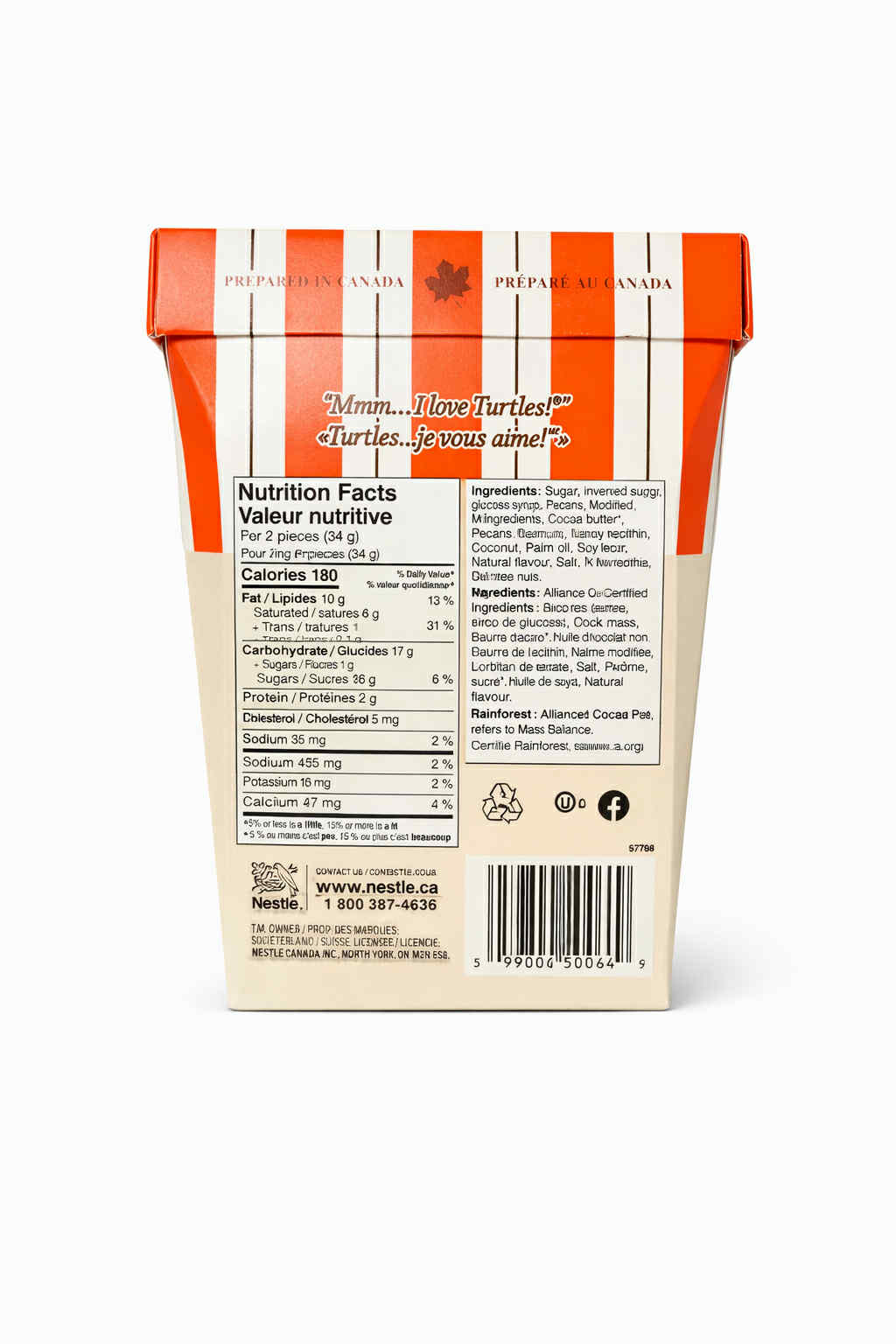 Chocolats assortis Turtles