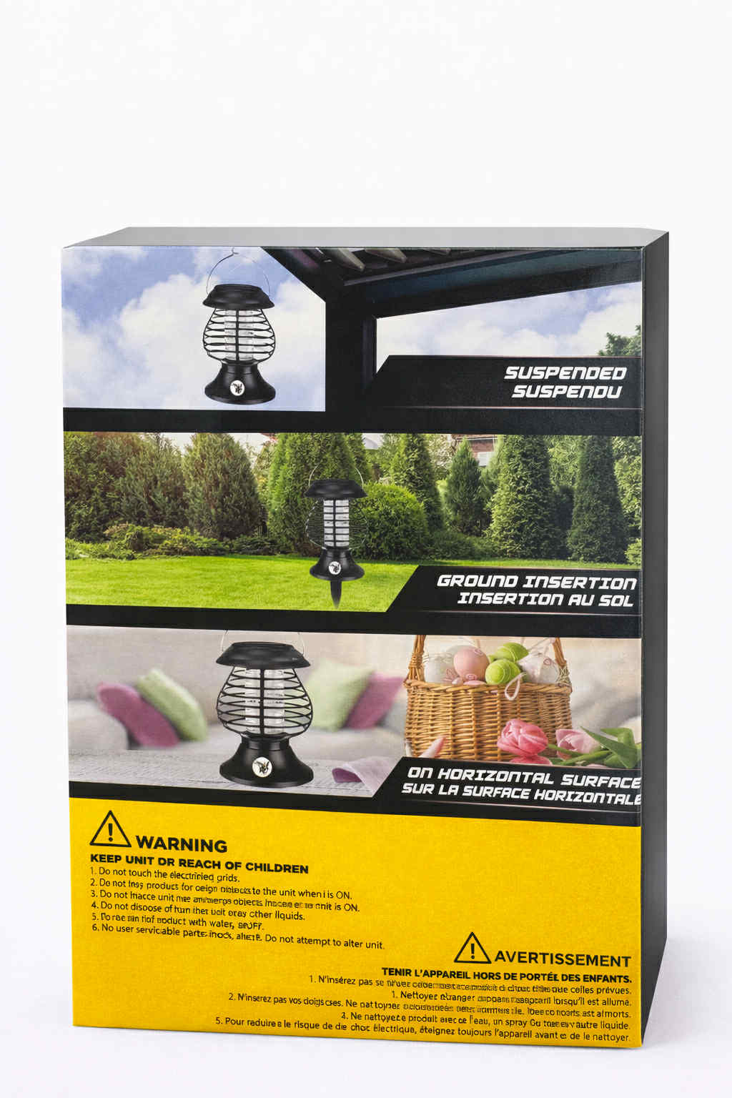 Tueur d'insectes à alimentation solaire