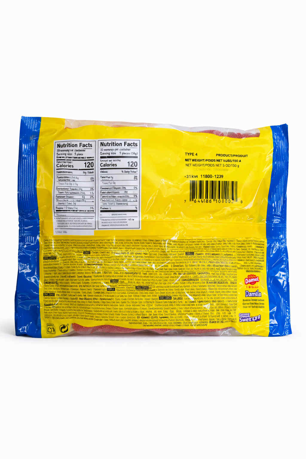 Bonbons lunaires rouges Damel