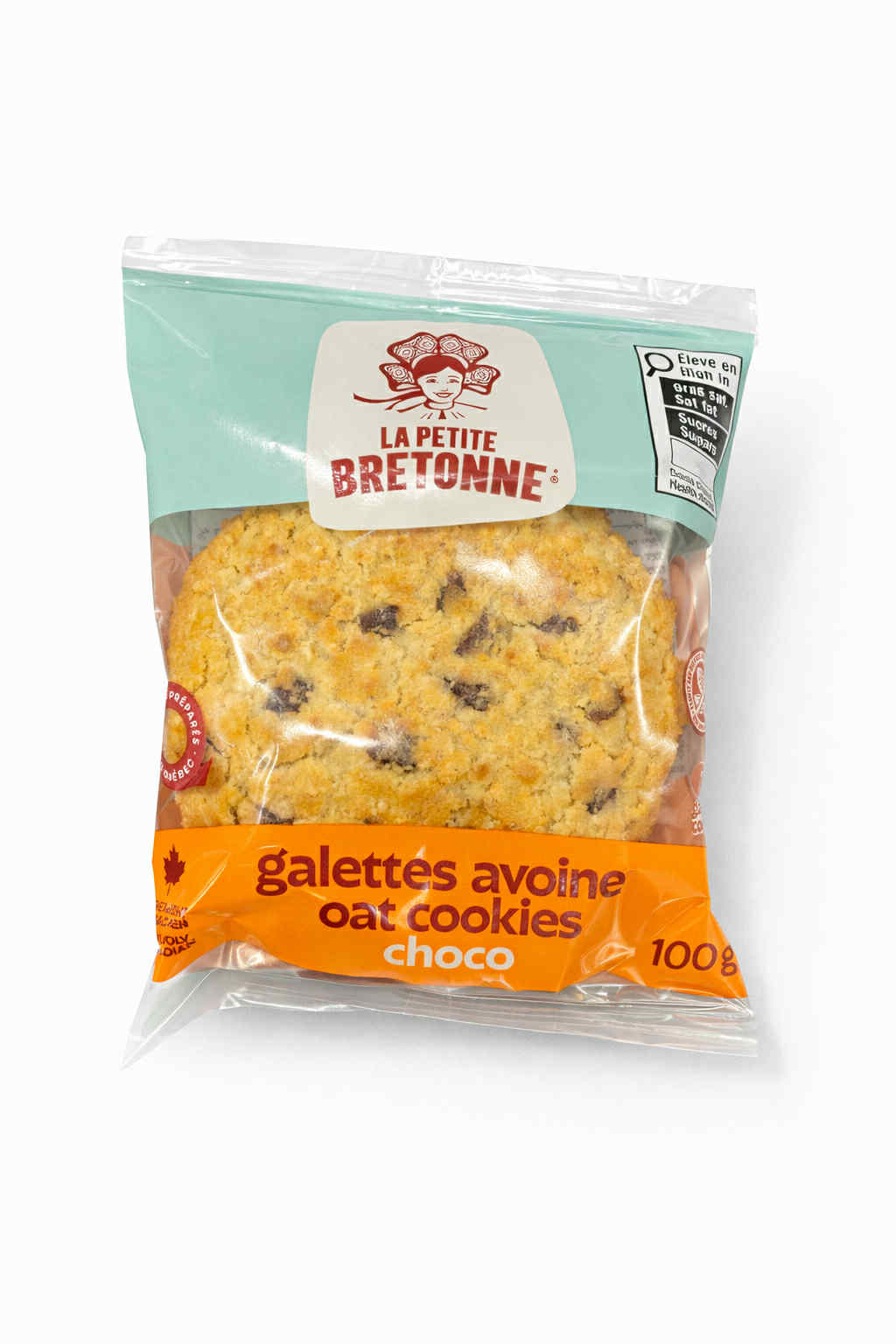 Galettes avoines choco